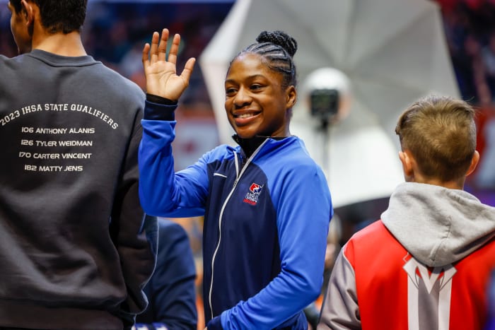 Bremen freshman wrestler Morgan Turner